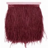 Ostrich fringe 17-19 cm long
